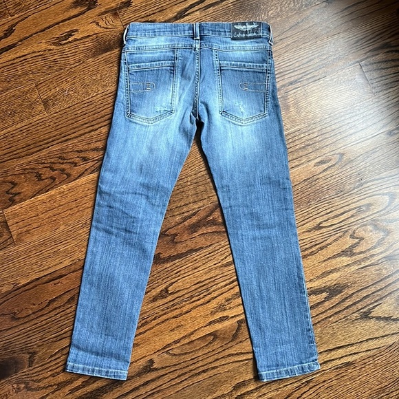 Aston Martin Boy Distressed Jeans Size 8 - Picture 4 of 8